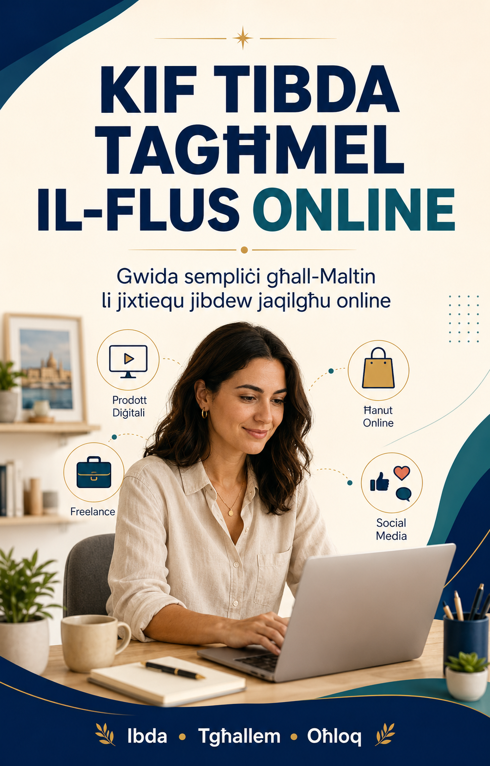 Kif Tibda Tagħmel il-Flus Online – Gwida Diġitali bil-Malti