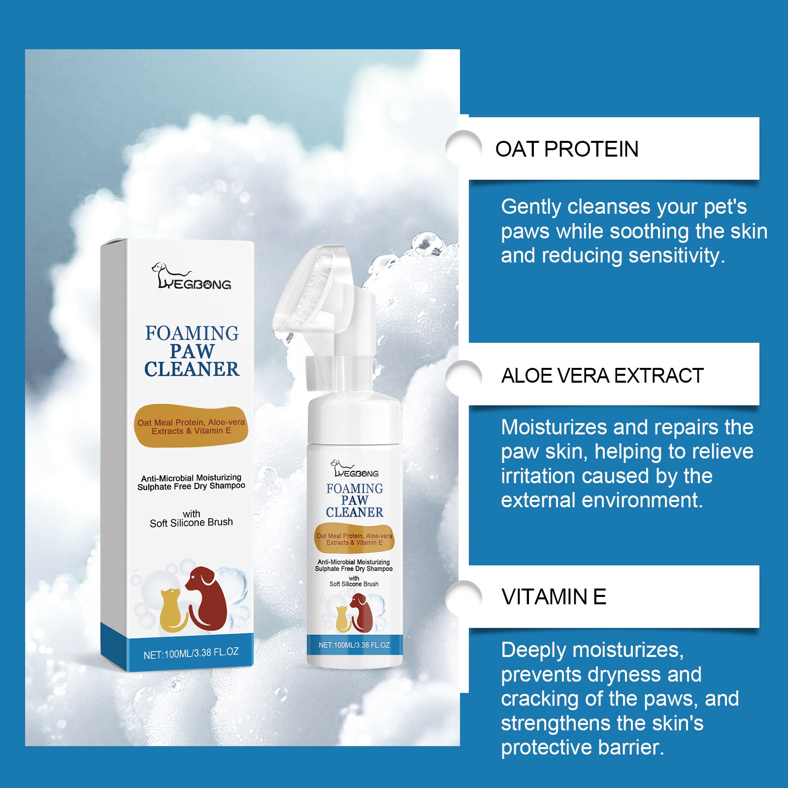 Foaming Paw Cleaner